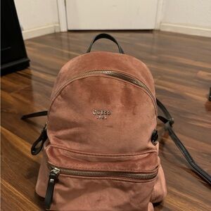 Guess Tan Backpack Medium Size Classic Design